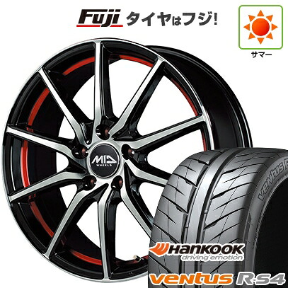 【新品国産車用5穴100】 夏タイヤ ホイール4本セット 215/45R17 ハンコック ヴェンタス R-S4 Z232 MID WHEELS RX810 7J 17インチ(送料無料)