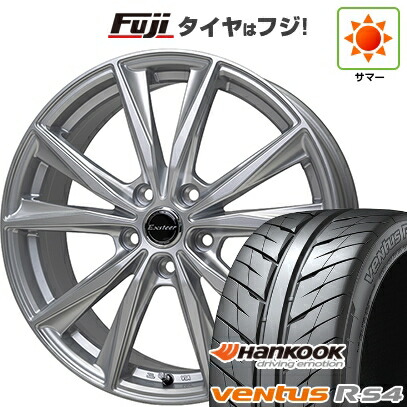 【新品国産車用5穴100】 夏タイヤ ホイール4本セット 215/45R17 ハンコック ヴェンタス R-S4 Z232 ホットスタッフ エクスターST 7J 17インチ(送料無料)