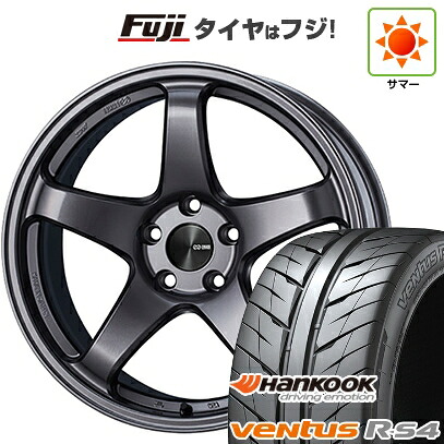【新品国産車用5穴100】 夏タイヤ ホイール4本セット 215/45R17 ハンコック ヴェンタス R-S4 Z232 ENKEI エンケイ PerformanceLine PF05 7.5J 17インチ(送料無料)