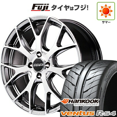 【新品国産車用5穴100】 夏タイヤ ホイール4本セット 215/45R17 ハンコック ヴェンタス R-S4 Z232 RAYS レイズ ホムラ 2X7FT 7J 17インチ(送料無料)