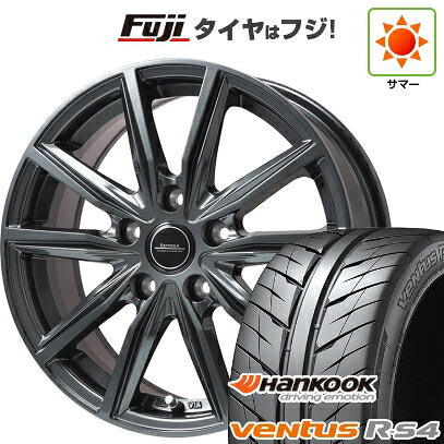 【新品国産車用5穴114.3】 夏タイヤ ホイール4本セット 205/55R16 ハンコック ヴェンタス R-S4 Z232 エルベ エステローザ EST-α ディープグレー 6.5J 16インチ(送料無料)