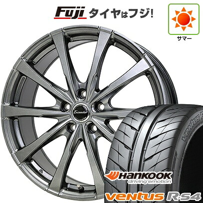 【新品国産車用5穴100】 夏タイヤ ホイール4本セット 215/45R17 ハンコック ヴェンタス R-S4 Z232 ホットスタッフ エクシーダー E08 7J 17インチ(送料無料)