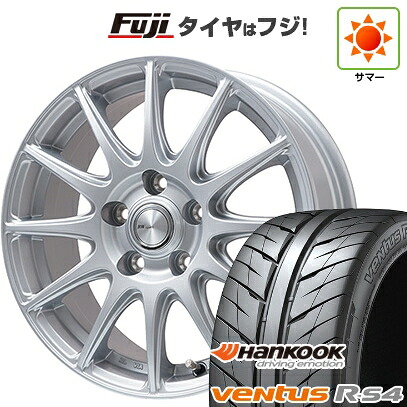 【新品国産車用5穴114.3】 夏タイヤ ホイール4本セット 205/55R16 ハンコック ヴェンタス R-S4 Z232 ビッグウエイ BWスポーツ S-120 メタルシルバー 6.5J 16インチ(送料無料)｜フジ スペシャルセレクション