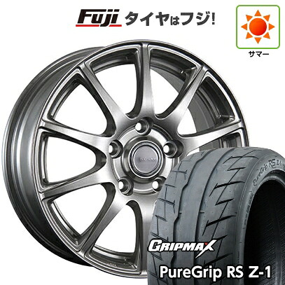【新品国産車用5穴100】 夏タイヤ ホイール4本セット 205/55R16 グリップマックス ピュアグリップ RS Z-1(限定2023年製) ブリヂストン エコフォルム SE-23 6.5J 16インチ(送料無料)