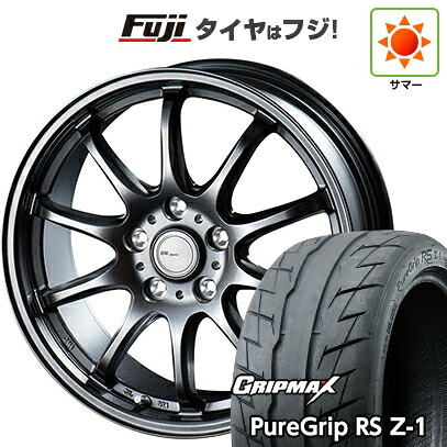 【新品国産車用5穴100】 夏タイヤ ホイール4本セット 205/55R16 グリップマックス ピュアグリップ RS Z-1(限定2023年製) ビッグウエイ BWスポーツ ZT10 6.5J 16インチ(送料無料)