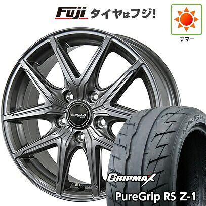 【新品国産車用5穴100】 夏タイヤ ホイール4本セット 205/55R16 グリップマックス ピュアグリップ RS Z-1(限定2023年製) トピー シビラ NEXT F05 6.5J 16インチ(送料無料)
