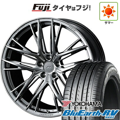 【パンク保証付き】【新品国産車用5穴114.3】 夏タイヤ ホイール4本セット 215/45R18 ヨコハマ ブルーアース RV-03 WEDS ウェッズ F-ZERO FZ-5 8J 18インチ(送料無料)｜フジ スペシャルセレクション