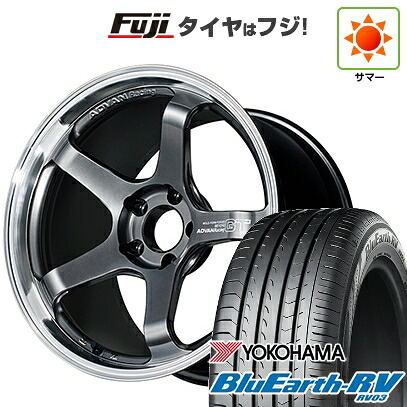 【パンク保証付き】【新品国産車用5穴100】 夏タイヤ ホイール4本セット 225/40R19 ヨコハマ ブルーアース RV-03 ヨコハマ アドバンレーシング GT ビヨンド 8.5J 19インチ(送料無料)