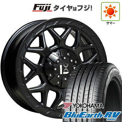 【パンク保証付き】【新品国産車用5穴114.3】 夏タイヤ ホイール4本セット 215/65R16 ヨコハマ ブルーアース RV-03 オフビート レクセル インフェルノ 7J 16インチ(送料無料)｜フジ スペシャルセレクション