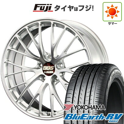 【パンク保証付き】【新品国産車用5穴114.3】 夏タイヤ ホイール4本セット 245/35R20 ヨコハマ ブルーアース RV-03 BBS JAPAN RZ-D 8.5J 20インチ(送料無料)|フジ スペシャルセレクション