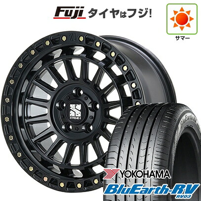 【パンク保証付き】【新品国産車用5穴114.3】 夏タイヤ ホイール4本セット 215/60R17 ヨコハマ ブルーアース RV-03 MLJ エクストリームJ XJ08 7.5J 17インチ(送料無料)｜フジ スペシャルセレクション
