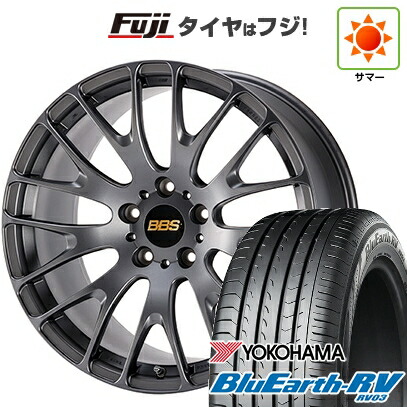 【パンク保証付き】【新品国産車用5穴114.3】 夏タイヤ ホイール4本セット 245/35R20 ヨコハマ ブルーアース RV-03 BBS JAPAN RN 8.5J 20インチ(送料無料)｜フジ スペシャルセレクション