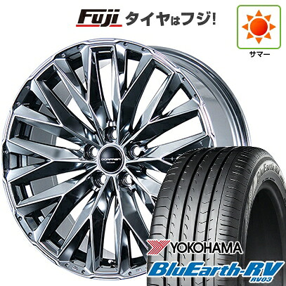 【パンク保証付き】【新品国産車用5穴114.3】 夏タイヤ ホイール4本セット 245/35R20 ヨコハマ ブルーアース RV-03 トピー ドルフレン エクスクルーシブ TLM-01 数量限定 8.5J 20インチ(送料無料)