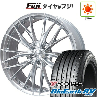 【パンク保証付き】【新品国産車用5穴114.3】 夏タイヤ ホイール4本セット 225/40R19 ヨコハマ ブルーアース RV-03 WORK ワーク シュヴァート ブルネン LX 8J 19インチ(送料無料)｜フジ スペシャルセレクション