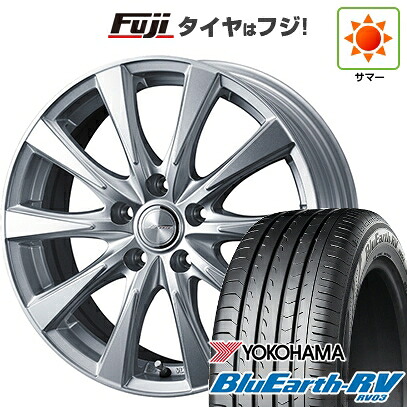 【パンク保証付き】【新品】シエンタ 2022- 夏タイヤ ホイール4本セット 185/65R15 ヨコハマ ブルーアース RV-03 WEDS ウェッズ ジョーカー スピリッツ 6J 15インチ(送料無料)