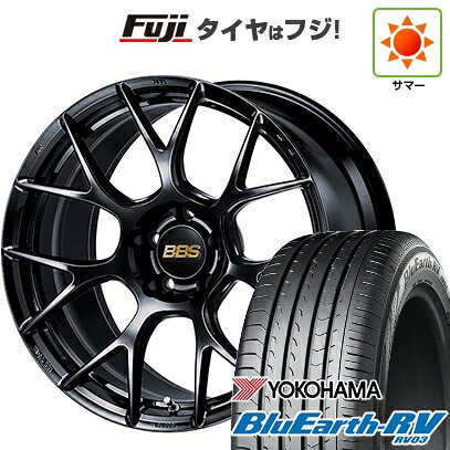 【パンク保証付き】【新品国産車用5穴114.3】 夏タイヤ ホイール4本セット 245/45R19 ヨコハマ ブルーアース RV-03 BBS JAPAN RE-V7 8J 19インチ(送料無料)|フジ スペシャルセレクション