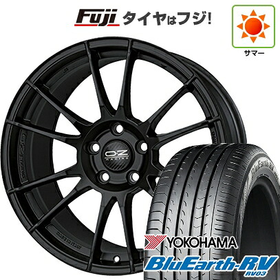【パンク保証付き】【新品国産車用5穴114.3】 夏タイヤ ホイール4本セット 235/50R18 ヨコハマ ブルーアース RV-03 OZ ウルトラレッジェーラ 8J 18インチ(送料無料)