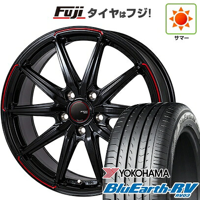 【パンク保証付き】【新品国産車用5穴114.3】 夏タイヤ ホイール4本セット 205/55R17 ヨコハマ ブルーアース RV-03 モンツァ JPスタイル R55 7J 17インチ(送料無料)|フジ スペシャルセレクション
