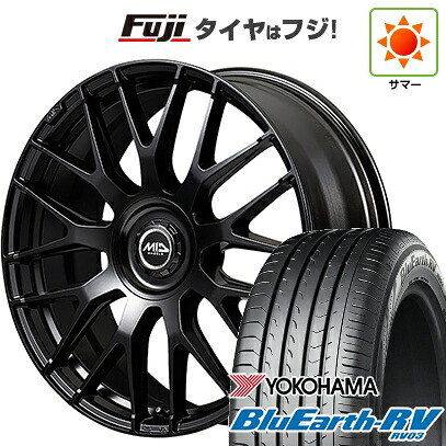 【パンク保証付き】【新品国産車用5穴114.3】 夏タイヤ ホイール4本セット 245/35R20 ヨコハマ ブルーアース RV-03 MID WHEELS MID EXCLUSIVE 029M 8.5J 20インチ(送料無料)