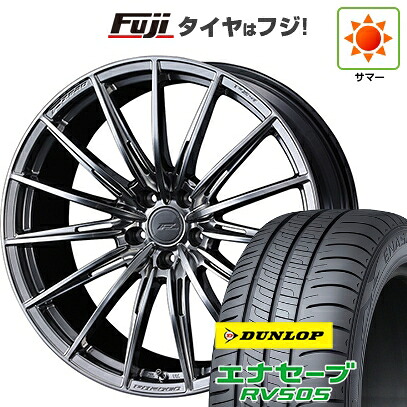 【新品国産車用5穴114.3】 夏タイヤ ホイール4本セット 225/55R18 ダンロップ エナセーブ RV505 WEDS ウェッズ F-ZERO FZ-4 8J 18インチ(送料無料)