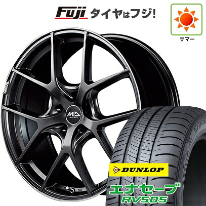 【新品国産車用5穴114.3】 夏タイヤ ホイール4本セット 215/60R17 ダンロップ エナセーブ RV505 MID WHEELS MID EXCLUSIVE 025F 7J 17インチ(送料無料)