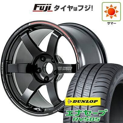 【新品国産車用5穴114.3】 夏タイヤ ホイール4本セット 215/60R17 ダンロップ エナセーブ RV505 RAYS レイズ ボルクレーシング TE37 サーガ S-plus TIME ATTACK 7.5J 17インチ(送料無料)|フジ スペシャルセレクション