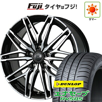 【新品国産車用5穴100】 夏タイヤ ホイール4本セット 225/60R17 ダンロップ エナセーブ RV505 トピー セレブロ WA45 7J 17インチ(送料無料)｜フジ スペシャルセレクション