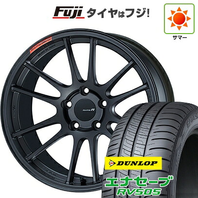 【新品国産車用5穴114.3】 夏タイヤ ホイール4本セット 235/50R18 ダンロップ エナセーブ RV505 ENKEI エンケイ Racing Revolution GTC01 RR 8.5J 18インチ(送料無料)｜フジ スペシャルセレクション