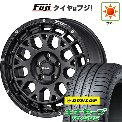 【新品国産車用5穴114.3】 夏タイヤ ホイール4本セット 215/60R17 ダンロップ エナセーブ RV505 SSR ディバイド G：M 7.5J 17インチ(送料無料)