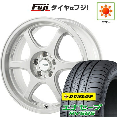 【新品国産車用5穴114.3】 夏タイヤ ホイール4本セット 215/45R18 ダンロップ エナセーブ RV505 ゴジゲン PROレーサー キャノンボール 7.5J 18インチ(送料無料)