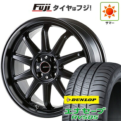 【新品国産車用5穴114.3】 夏タイヤ ホイール4本セット 215/55R17 ダンロップ エナセーブ RV505 ゴジゲン ファイヤーボールダブルアール 7J 17インチ(送料無料)