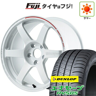 【新品国産車用5穴114.3】 夏タイヤ ホイール4本セット 215/45R18 ダンロップ エナセーブ RV505 RAYS レイズ ボルクレーシング TE37 サーガ S+ TIME ATTACK 限定 8J 18インチ(送料無料)｜フジ スペシャルセレクション