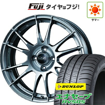 【新品国産車用5穴100】 夏タイヤ ホイール4本セット 205/55R16 ダンロップ エナセーブ RV505 OZ ウルトラレッジェーラ 7J 16インチ(送料無料)