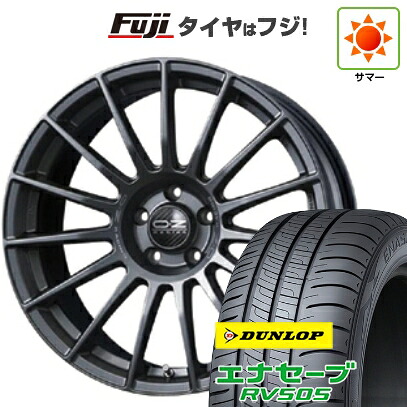 【新品国産車用5穴114.3】 夏タイヤ ホイール4本セット 225/55R18 ダンロップ エナセーブ RV505 OZ スーパーツーリズモ LM 8J 18インチ(送料無料)