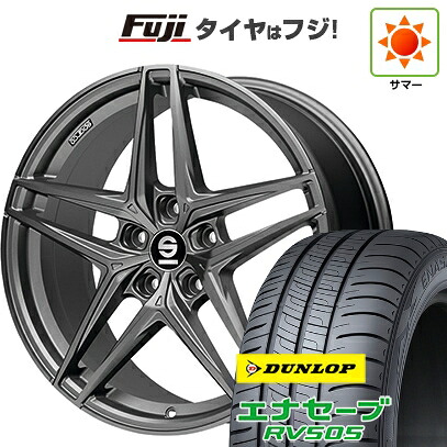【新品国産車用5穴114.3】 夏タイヤ ホイール4本セット 215/60R17 ダンロップ エナセーブ RV505 OZ SPARCO レコード 7.5J 17インチ(送料無料)