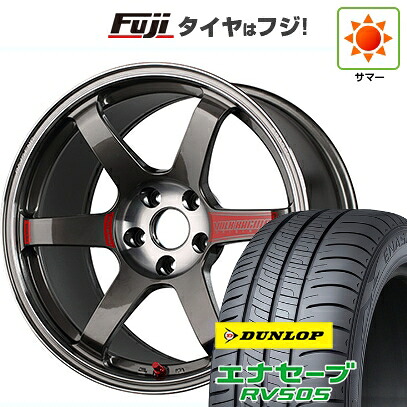 【新品国産車用5穴114.3】 夏タイヤ ホイール4本セット 245/45R19 ダンロップ エナセーブ RV505 RAYS レイズ ボルクレーシング TE37 サーガ SL 8.5J 19インチ(送料無料)