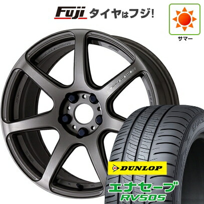 【新品国産車用5穴100】 夏タイヤ ホイール4本セット 225/60R17 ダンロップ エナセーブ RV505 WORK ワーク エモーション T7R【限定】 7J 17インチ(送料無料)