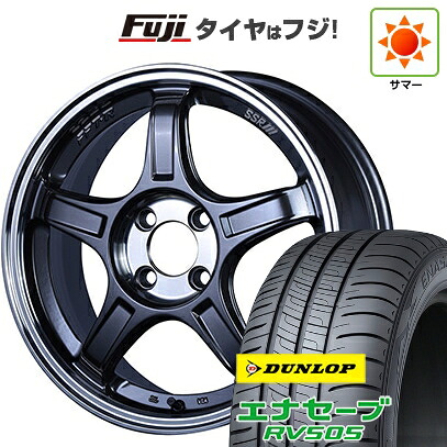 【新品国産車用5穴114.3】 夏タイヤ ホイール4本セット 205/55R17 ダンロップ エナセーブ RV505 SSR GT GTX03 7J 17インチ(送料無料)|フジ スペシャルセレクション