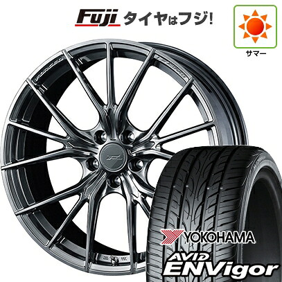 【新品国産車用5穴114.3】 夏タイヤ ホイール4本セット 225/55R18 ヨコハマ エイビッド エンビガーS321 WEDS ウェッズ F-ZERO FZ-1 8J 18インチ(送料無料)