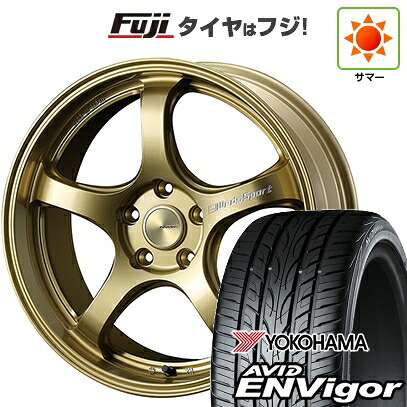 【新品国産車用5穴114.3】 夏タイヤ ホイール4本セット 235/55R18 ヨコハマ エイビッド エンビガーS321 WEDS ウェッズスポーツ RN-05M 7.5J 18インチ(送料無料)