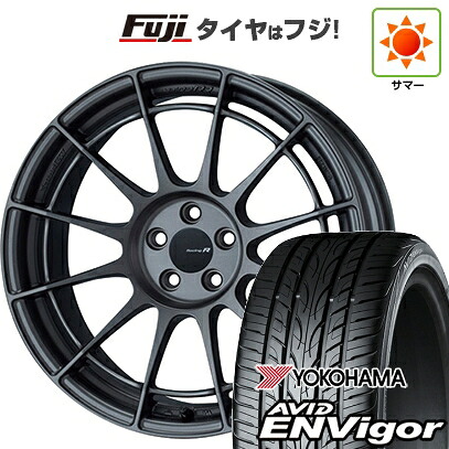 【新品国産車用5穴114.3】 夏タイヤ ホイール4本セット 235/50R18 ヨコハマ エイビッド エンビガーS321 ENKEI エンケイ Racing Revolution NT03 RR 8.5J 18インチ(送料無料)