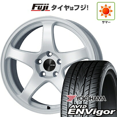 【新品国産車用5穴114.3】 夏タイヤ ホイール4本セット 235/50R18 ヨコハマ エイビッド エンビガーS321 ENKEI エンケイ PerformanceLine PF05 8.5J 18インチ(送料無料)