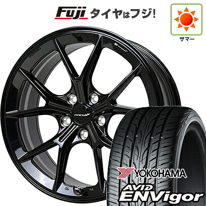 【新品国産車用5穴114.3】 夏タイヤ ホイール4本セット 225/55R18 ヨコハマ エイビッド エンビガーS321 ホットスタッフ プローバ ラフィナート スバル車専用 8J 18インチ(送料無料)|フジ スペシャルセレクション
