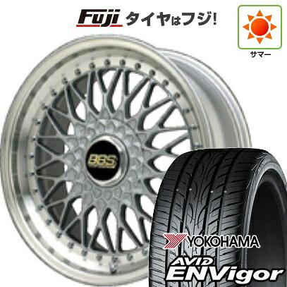 【新品国産車用5穴114.3】 夏タイヤ ホイール4本セット 245/35R20 ヨコハマ エイビッド エンビガーS321 BBS JAPAN SUPER RS 8.5J 20インチ(送料無料)