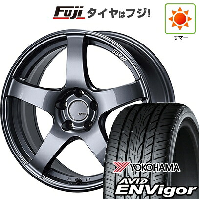 【新品国産車用5穴114.3】 夏タイヤ ホイール4本セット 235/50R18 ヨコハマ エイビッド エンビガーS321 SSR GT GTV01 グラファイトガンメタ【限定】 8.5J 18インチ(送料無料)