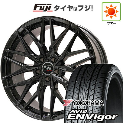 【新品国産車用5穴114.3】 夏タイヤ ホイール4本セット 225/55R19 ヨコハマ エイビッド エンビガーS321 MSW by OZ Racing MSW 50(グロスブラック) 8J 19インチ(送料無料)｜フジ スペシャルセレクション