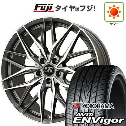 【新品】40系アルファード/ヴェルファイア用 夏タイヤ ホイール4本セット 245/45R20 ヨコハマ エイビッド エンビガーS321 MSW by OZ Racing MSW 50(マットガンメタポリッシュ) 8.5J 20インチ(送料無料)