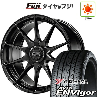 【新品国産車用5穴100】 夏タイヤ ホイール4本セット 225/55R18 ヨコハマ エイビッド エンビガーS321 OZ フォーミュラHLT 8J 18インチ(送料無料)