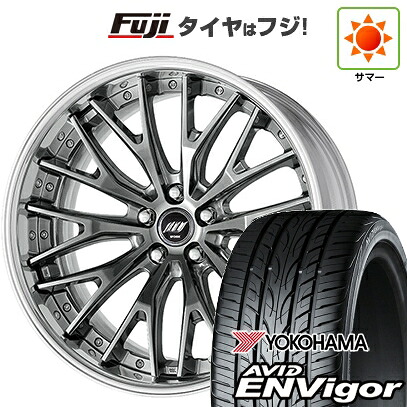 【新品国産車用5穴114.3】 夏タイヤ ホイール4本セット 225/55R19 ヨコハマ エイビッド エンビガーS321 WORK ワーク バックレーベルジースト BSTX 8J 19インチ(送料無料)|フジ スペシャルセレクション