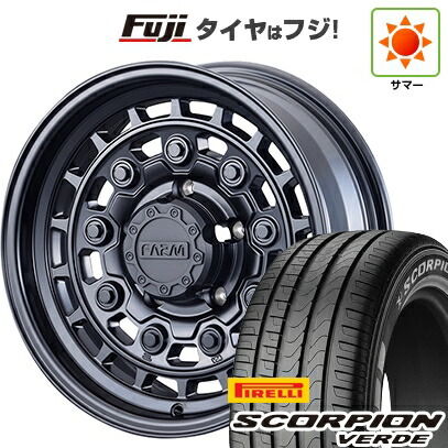 【新品】デリカD5 夏タイヤ ホイール4本セット 215/70R16 ピレリ スコーピオン ヴェルデ モーターファーム ローグナイン 7J 16インチ(送料無料)|フジ スペシャルセレクション